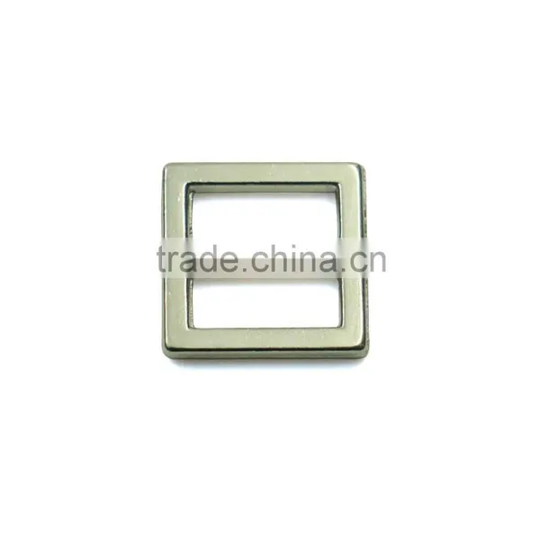 Eco-friendly Custom Color Metal Small Strap Tri-bar Slide for 15mm Strap