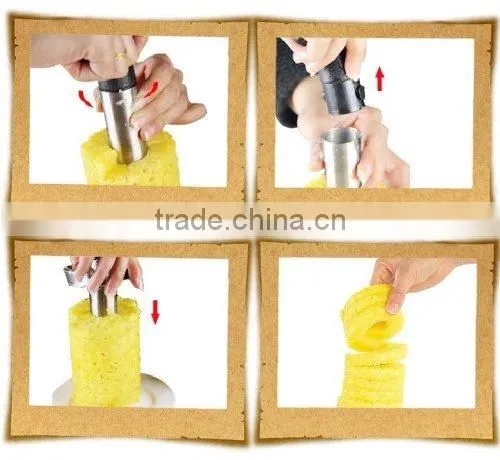 New Factory Stainless Steel Pineapple Slicer, Peeler & Corer photo-5
