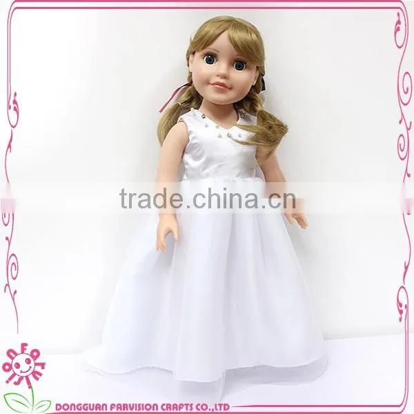 CUTE Doll Farvision Girl Gift 18 Inch Stuffed Dolls for Curly Hair photo-5