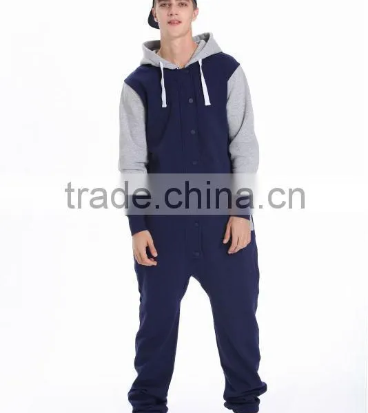 New Arrival Onesie Jumpsuit One Piece Jump in Suit Zipped Hoodie