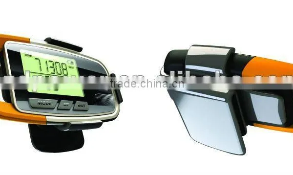 3D Accelerometer digital pedometer with G-sensor memory pedometer