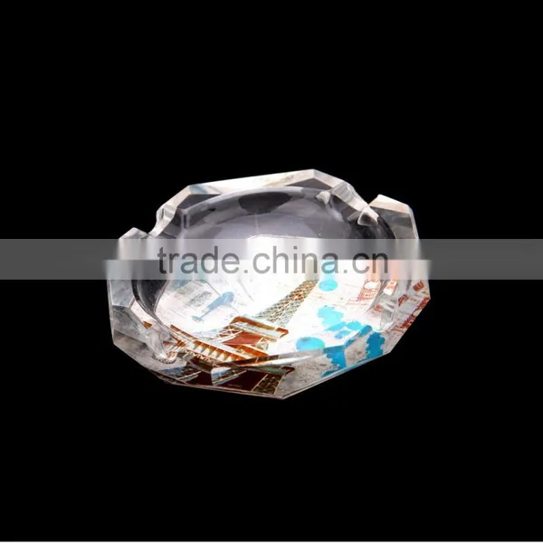 2016 Round Crystal Ashtray