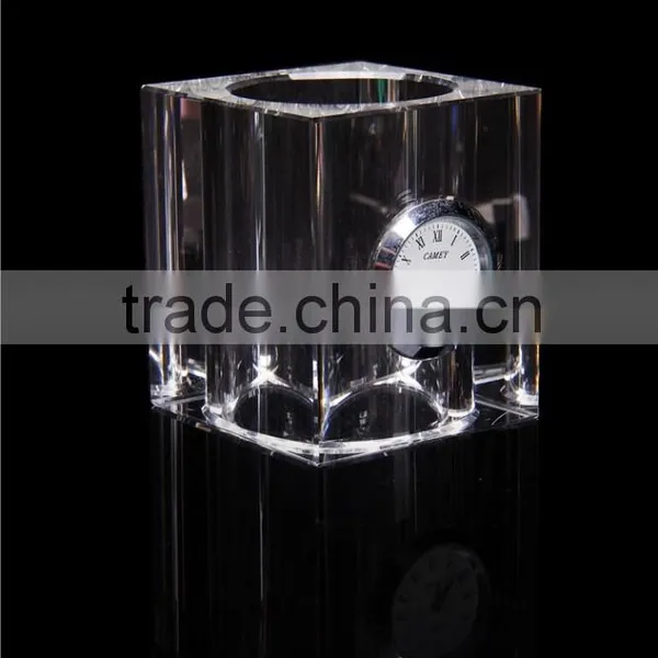 Fashion Crystal Office Stationery With Colck Wholesale photo-2
