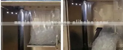 High Quality 3 Famous Brand Compressor Commercial Automatic Ice Vending Machine With Bagging System photo-3