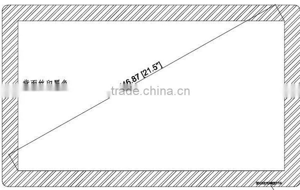 21.5" Capacitive Touch Screen With USB Interface, Support Win7, Win8 OS photo-5