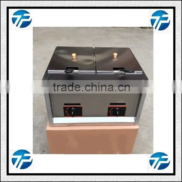 Automatic Stainless Steel Gas Fryer Machine With Double Baskets photo-3