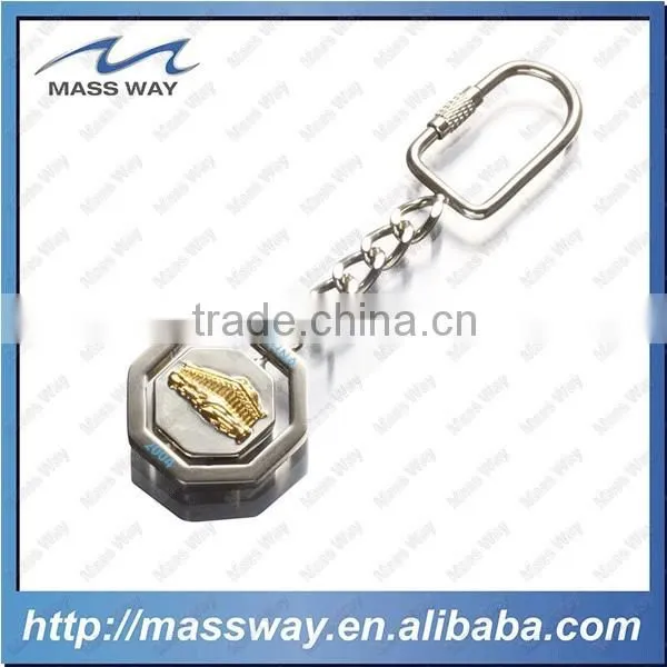 Promotional Customized Zinc Alloy 3D Moon Shape Metal Key Chain photo-3