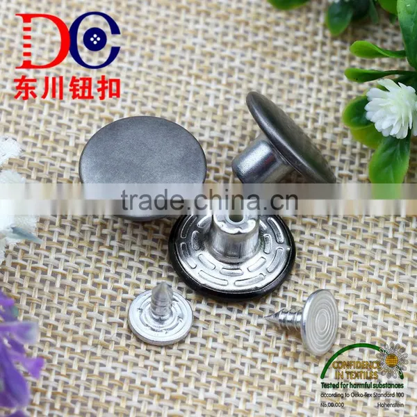 China Factory Directly Sale Plastic Insert Jeans Metal Shank Button photo-3
