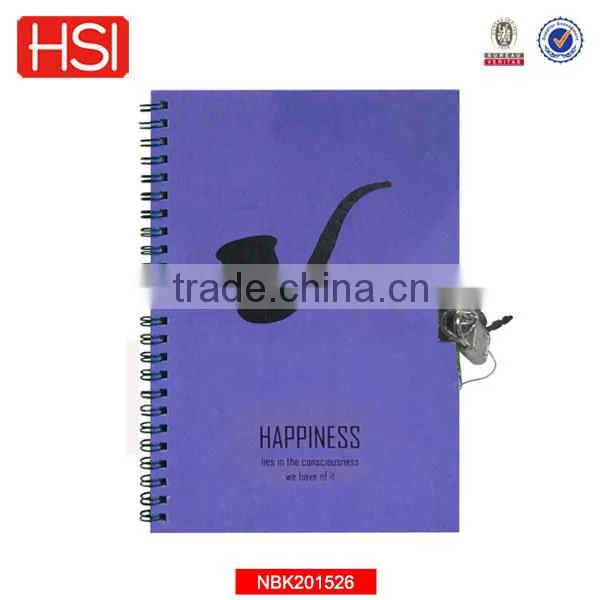 Factory Direct Sale Simple Design Happiness Notebook photo-4