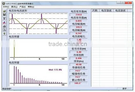 2-50 Second RS232 Communication Single Phase THD Analyzer photo-5