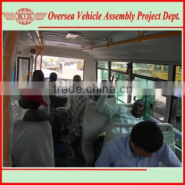 19+1 Seats 6.5M 2659cc EuroIII Diesel Bus for Nigeria photo-2
