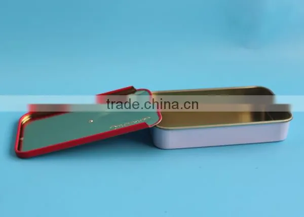 Rectangular Tinplate Metal Tin Can With Sliding Top, 10g-300g Sliding Square Tinplate Metal Tin Quality Choice photo-5