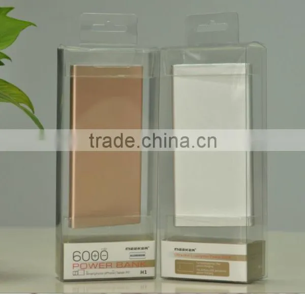 2016 Super Slim Portable High Capacity 6000mah Power Bank For Mobile Phone and Tablet photo-3