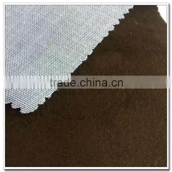Micro Suede Bonded T/C for Sofa Fabric