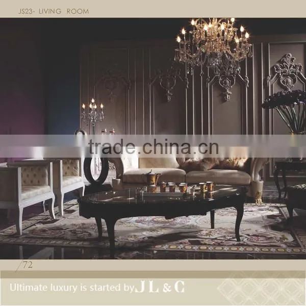 JT26-04 Glass Top Coffee Table With Solid Wood in Living Room From JL&C Furniture Lastest Designs (China Supplier) photo-2