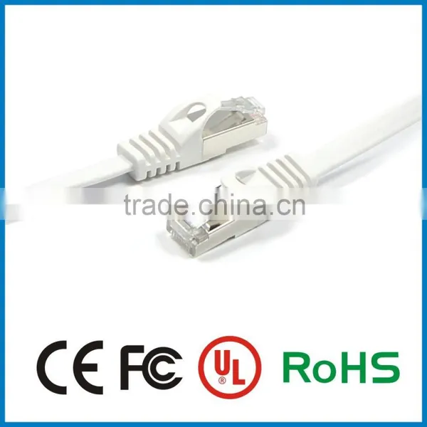 Hot Sales High Quality Nickel Plated Cat6 Shielded Flat Cable photo-3