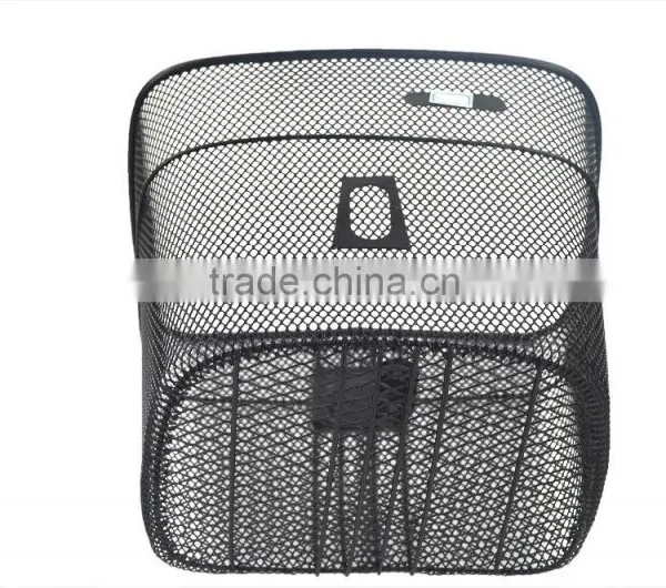 Black Steel Front Bicycle Basket HAOCHI Basket 002 003 photo-6