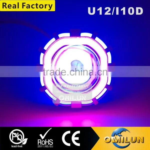 Factory Direct Double Angel Eye Projector Lens for Motorcycle Headlight photo-4