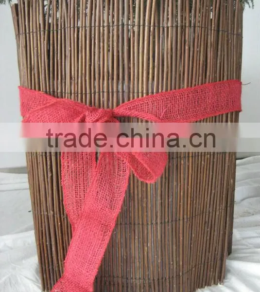 Hessian Ribbon, Jute Ribbon for Decoration/weeding