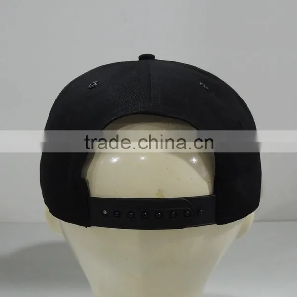 Embroidery and Printed Flat Bill Snapback Hat photo-3