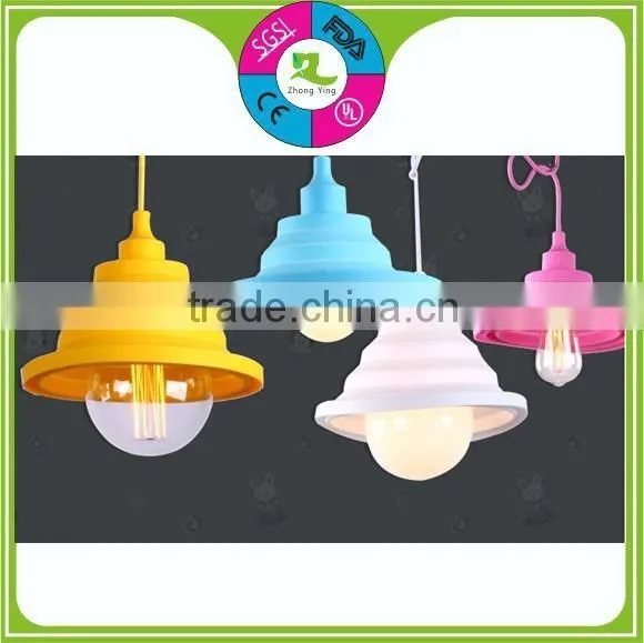 Wholesale Fashion Custom Colorful Folding Silicone Lampshade&Silicone Lamp Cover