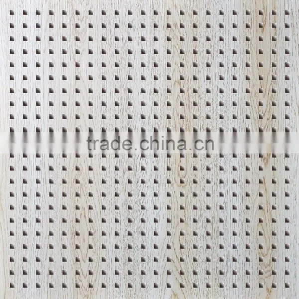 Wooden Perforared Gypsum Ceiling Tiles (RWP003-A02)