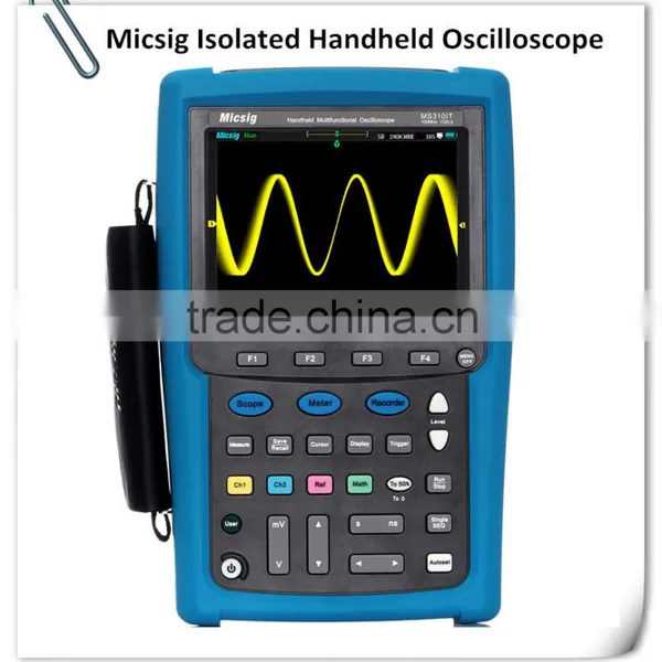 Micsig MS310IT 2 Isolated Input Channel 100MHz Digital Handheld Oscilloscope With 5.7 Inch TFT Color Screen 640x480 Pixels photo-4