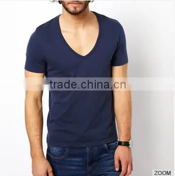 High Quality Modello Deep V-Neck T-shirt