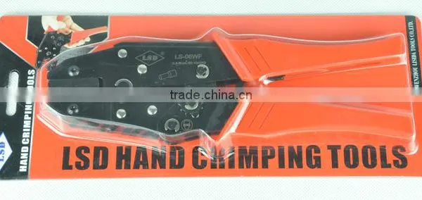 China Wholsale Pliers LS-06WF 0.5-6mm2 20-10awg Wire-end Ferrules Crimping Tool Lsd Brand Ratchet Crimping Pliers photo-3