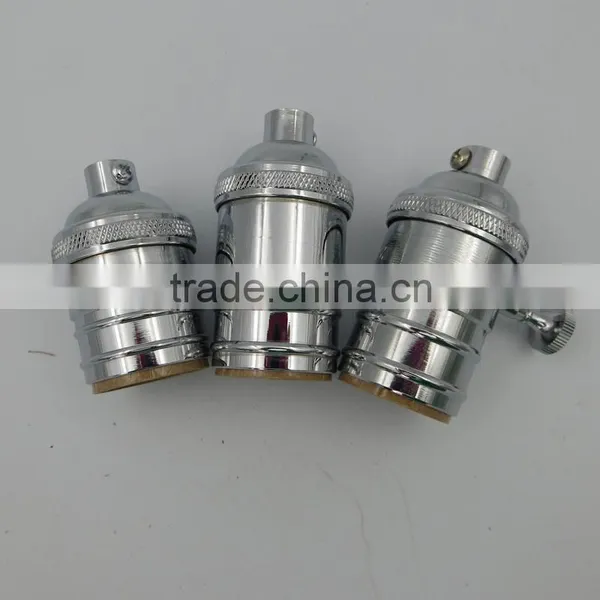 Retro Vintage Edison E26 E27 Screw Brass Holder Lamp Bulb Holder Pendant Lighting Socket photo-5