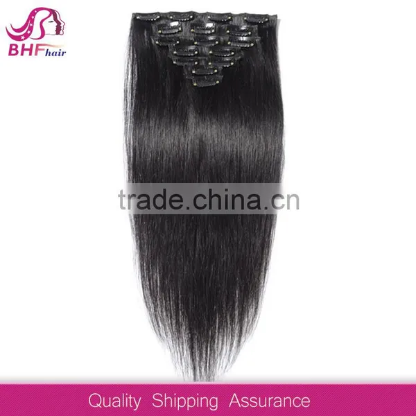 100 Real Remy Human Hair Extension Clip Ons photo-4