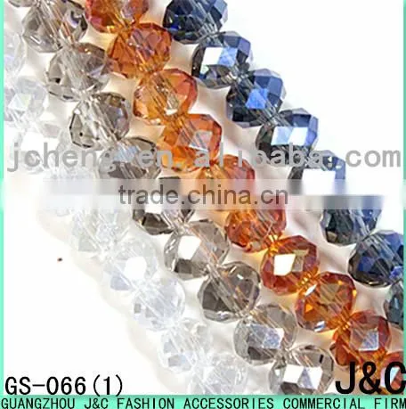 8mm All Kinds of Color Flat Shaped Glass Beads photo-2