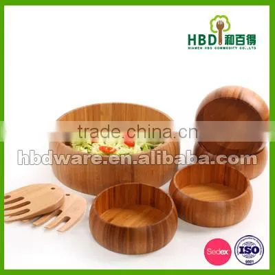 High Quality Small Bamboo Salad Bowl Wholesale photo-4