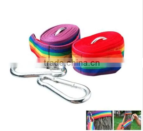 Rainbow Safety System Rope-Style Stansport Polyester Hammock Hanging Straps photo-3
