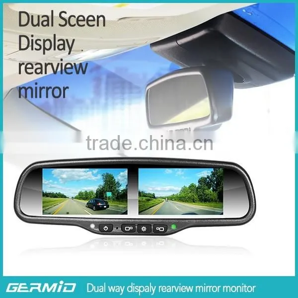 Hot Sale 4.3 Inch GERMID Multiple Display Rear View Mirror With Backup Camera Display for Trucks.convinient With Trucks photo-5