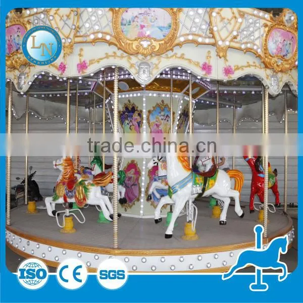 Theme Park Fairground Rides! China Manufacturing Amusement Rides Merry go Round Carousel Horse for Sale photo-3