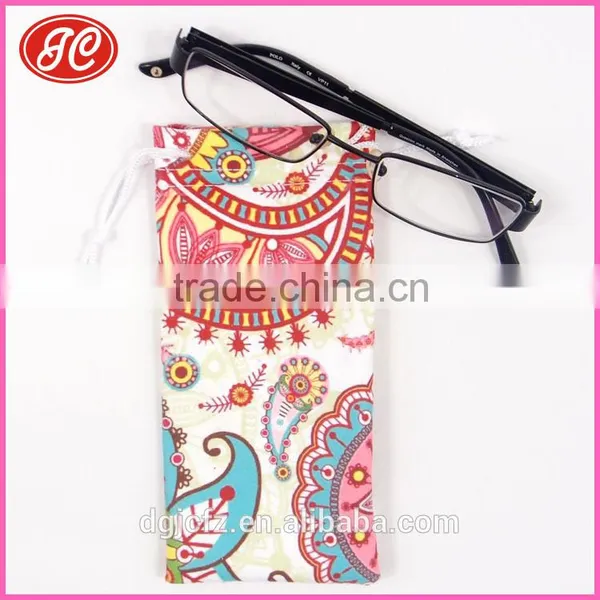 Custom Digital Printing Soft And Fashion Eyeglasses Pouch photo-5