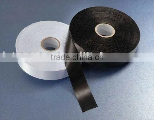 Slitted-edge Polyester Satin Label Fabric