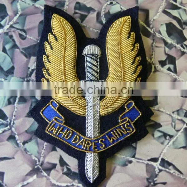 Hand Embroidered Bullion Blazer Badges Supplier | Hand Embroidery Navy Badges Bullion Wire Blazer Badge Supplier | Blazer Badges