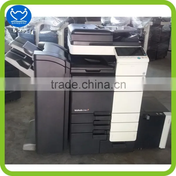High Quality Laser Digital Copier Machine For Konica Minolta Bizhub C654 C754 Used Photocopy photo-2