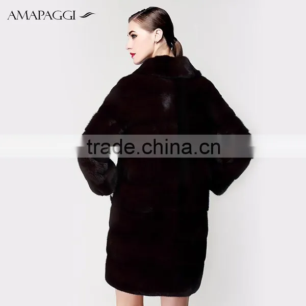 Factory Custom Made Fur Coat Mink photo-3