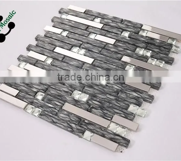 SMJ05 Homer Mosaic Walls Decorated Mosaic With Glass Bricks photo-2