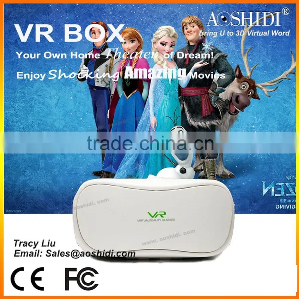 3d vr Glasses Google Cardboard 3d vr Headset With Screen