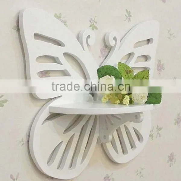 Good Quality Hot Sale Modern Wood Plastic Material Carved Display Shelf photo-4