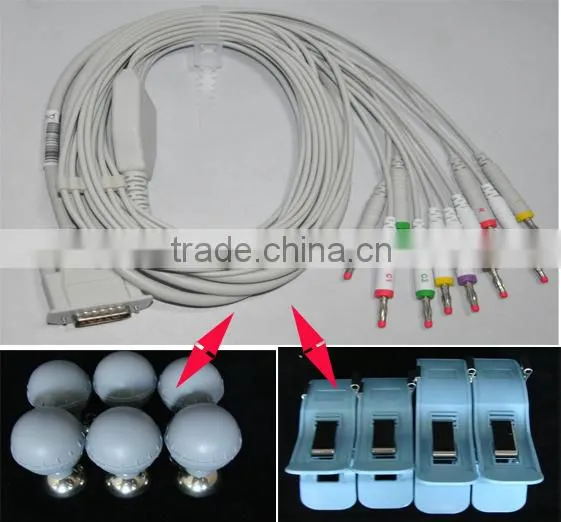 Factory Price!!CE Approved 7 Inch Six Channel Color ECG Machine(EKG-1206A) photo-2
