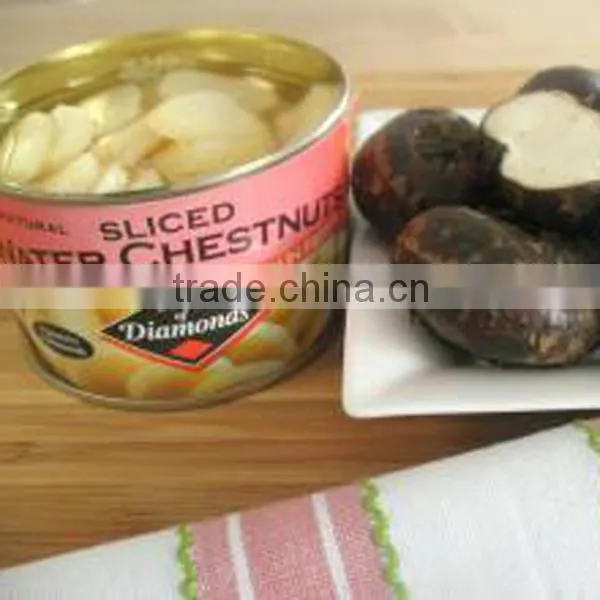 Canned Food Edible Chestnuts in Tin Can