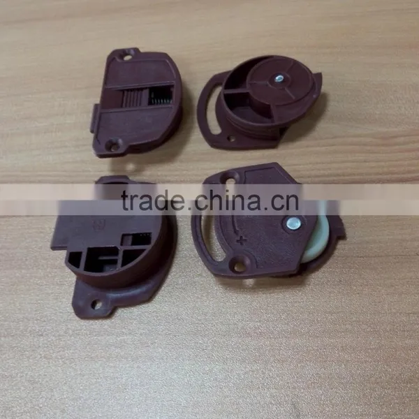 Plastic Wardrobe Sliding Door Hardware Fittings for Light Duty Wood Cabinet Door photo-3