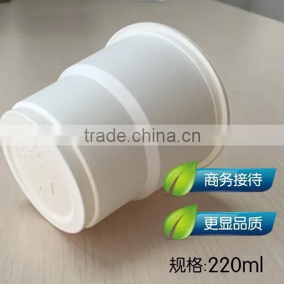7oz 220ml Corn Starch Disposable Plastic Cups for Coffee, Beer, Milk, Tea photo-3
