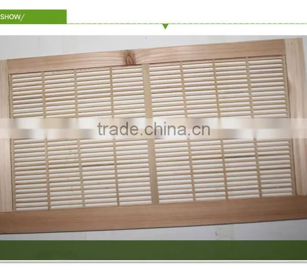 Beekeeping Fir Wood Frame Bamboo Sticks Vertical Queen Excluder photo-4