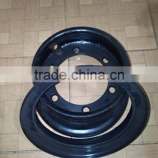 Small Tube Forklift Steel Wheel Rim 12inch With Stength Material photo-2
